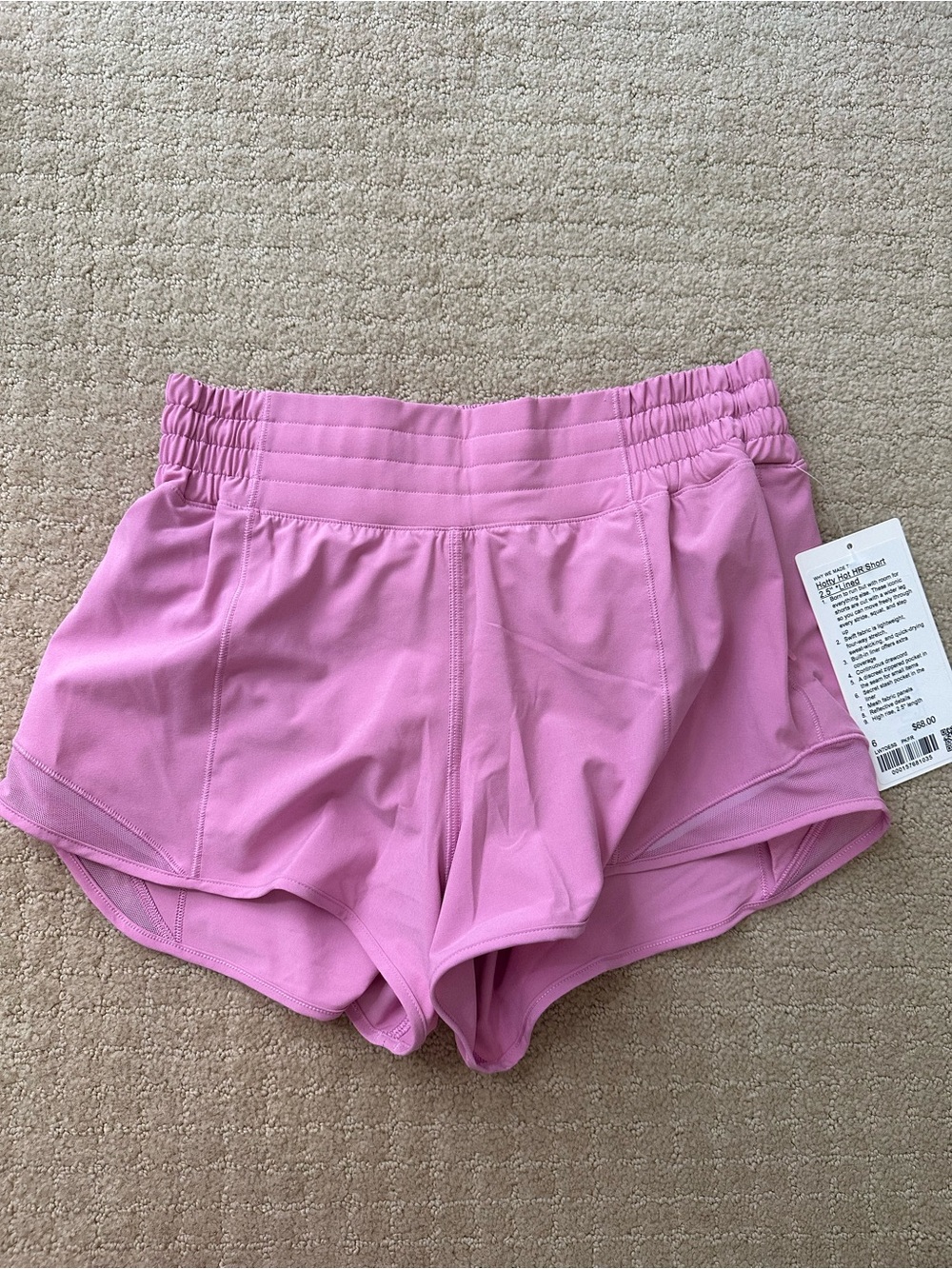 NWT lululemon hotty hot high rise 2.5